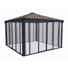 Gazebos are also in demand for garden weddings, retail landscapes, poolside green spaces, and wherever you wish to add a fresh perspective on your garden. Ledro Diy Enclosed Gazebo Kit Tip Top Yards