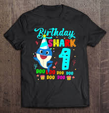 Baby shark 1st birthday shirt boy. Baby Shark 1st Birthday Shirt Boy