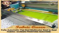 FABRIC PRINTING MACHINE'S - Fully Automatic Reel to Reel Flatbed Fabric  Screen Printing Machine