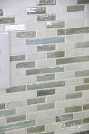 Simple and sophisticated or fun and funky beach decor. Coastal Inspired Diy Tile Backsplash Tutorial Anyone Can Do Artsy Chicks Rule