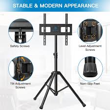See store ratings and reviews and find the best prices on electronics electronics with pricegrabber's shopping search engine. Perlesmith Pstm1 Portable Tripod Tv Stand For 23 55 Inch Tvs Perlesmith