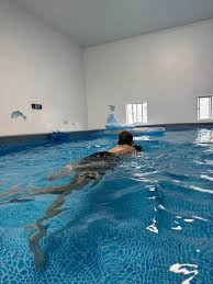 We did what felt like an impossible task! We have a private indoor swimming  space with our Intex pool! Who would have thought 😂