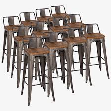 Soak up the vintage style of the hydrant and let it make a lasting impression on your bar area. Metro Gun Metal Wood Modern Bar Stool Cheaper By The Low Back Gunmetal Bar Stools 900x900 Png Download Pngkit