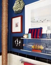 11 Brilliant Solutions To Make Exposed Pipes Chic Nautical Bathroom Decor Bathroom Makeover Unfinished Basement Decorating