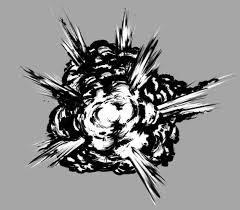 Draw another two cloud puffs. How To Draw Explosions Art Rocket