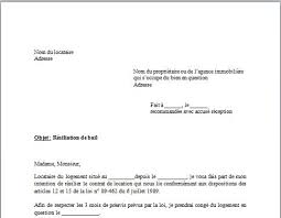 Exemple de lettre de résiliation pour un bail avec préavis de 3 mois. Download Modele De Lettre De Resiliation De Bail Logitheque De