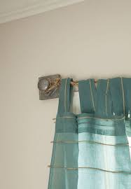 Diy Curtain Rods Made From Rope The Home Depot Diy Curtain Rods Diy Curtains Diy Curtain Hanging