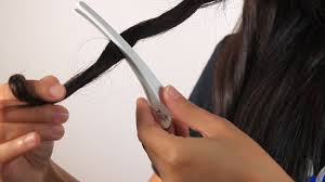 Repeat this on each section of hair until you have gone through your entire head! 4 Ways To Trim Your Own Split Ends Wikihow