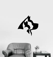 Vinyl Wall Decal Pet Shop Home Animals Logo Veterinary Clinic Stickers 3798ig Designtorefine