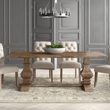 Greyleigh Tekamah Dining Table Reviews Wayfair Wood Dining Table Solid Wood Dining Table Dining Table