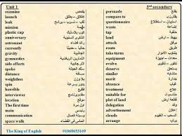 كلمات الوحدة الأولى ثالثة ثانوى Unit 1 Youtube