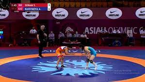 The swimming federation of india had recommended maana's name after. Wrestlers Sonam Malik Anshu Malik Qualify For Tokyo Olympics At Asian Olympic Qualifiers Sports News Firstpost