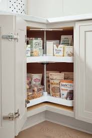 A Corner Cabinet Doesn T Have To Be Dark Illuminate The Contents Of Your Cabinets With Led Ligh Thomasville Cabinetry Cabinet Door Styles Kitchen Organization