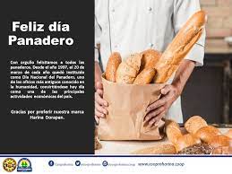 Un panadero es el artesano cuyo oficio es hacer pan; Cooproharina On Twitter Dia Nacional Del Panadero