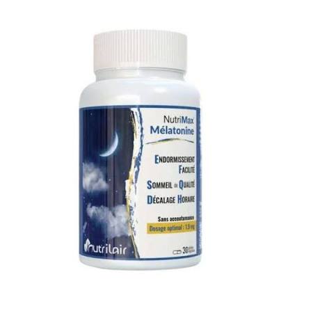 NUTRIMAX MELATONINE 30 GELLULES