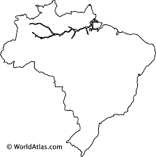 A unique map of its kind with the original name mapa brasil total, in which the standard location of europe was radically changed to a map of brazil. Brazil Maps Facts World Atlas