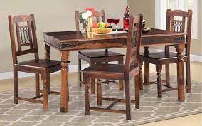 Maybe you would like to learn more about one of these? Royaloak Hilton Sheesham Wood 4 Seater Dining Table Set