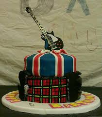 Amazing Punk Birthday Cake Everyone Really Enjoyed This Delicious Surprise Its My Birthday Birthday Party Birthday Decorations