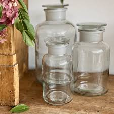Palais glassware clear glass apothecary jars wedding candy buffet containers. Clear Apothecary Bottle 1 Liter The Foundry Home Goods