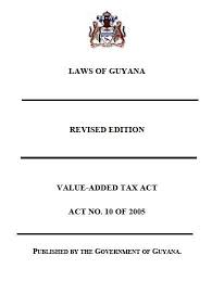 Value Added Tax Act Guyana Revenue Authority