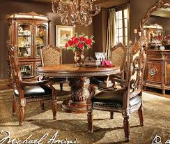 Aico Furniture Villa Valencia Round Dining Room Set Aico 72001 Room Great Furniture Deal Dining Room Table Set Round Dining Room Sets Round Dining Room