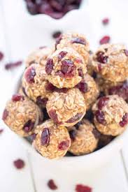 All of these recipes are made, tested and adored by me. Cranberry Energy Bites A No Bake Healthy Snack Recipe 6 Ingredients
