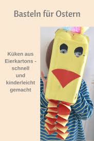 Ideen zum eierkarton basteln, osterhasen aus einem eierkarton basteln, osterbastelideen für kinder, kleine osterdekotipps. Basteln Fur Ostern Kuken Aus Eierkarton Ganz Normale Mama