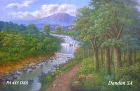 Ada nuansa keindahan dan seni didalamnya. Art Paintings By Dandan Sa Blog Lukisan Bagus Indah Mempesona Lukisan Pemandangan Alam Indah Sekali