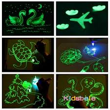 Light Drawing Fun And Developing Toy Dealz Ninjaa Graffiti Doodles Magic Drawing Board Drawing Toys