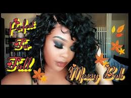 Shop the top 25 most popular 1 at the best prices! Messy Wavy Bob Ft Milky Way Loose Wave Recycled Hair Youtube