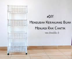 Diy kotak jadi rak buku. Tutorial Mudah Diy Rak Cantik Dari Keranjang Buah