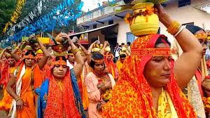 श्रीविष्णु और भगवान सूर्य की मूर्ति की प्राण प्रतिष्ठा के लिए निकाली गई  शोभायात्रा, हजारों महिलाओं ने लिया हिस्सा
