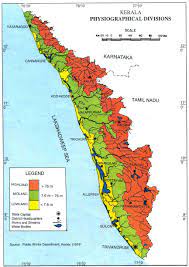 South india tourist map list. Physiographic Divisions Of Kerala Geography Of Kerala