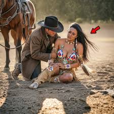 SHE SLEPT BESIDE HER BAGS — AND WOKE IN A COWBOY'S ARMS Nizoni Two Rivers  refused the cowboy's bed the moment she entered the abandoned relay shed.  She curled beside her two