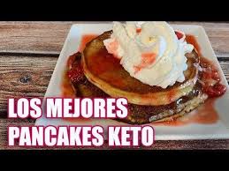 Receta Keto Pancakes Con Harina De Almendra Deliciosos Y Esponjosos Youtube Postres De Chocolate Y Fresa Recetas Keto Harina De Almendras Recetas