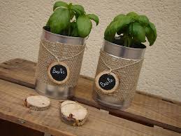 Cache Pot Boite De Conserve Plante Aromatique Boite De Conserve Cache Pot Accessoire Maison