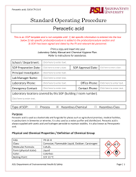 Peracetic Acid