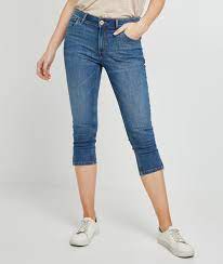 Découvrez nos jeans du 34 au 48 : Pantacourt Femme Corsaire Grain De Malice