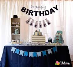 Birthday Party Theme Ideas For Men Little Man Themed Birthday Party Kara S Party Ideas Little Man Birthday Party Ideas Baby Birthday Themes Birthday Parties