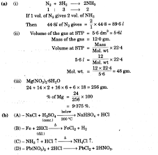 Reaction of metals with dilute acids such as hydrochloric acid. Icse Chemistry Question Paper 2012 Solved For Class 10 A Plus Topper