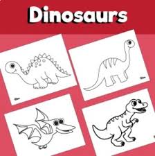 Ben 10 dinosaur alien humongosaur coloring pages. Dinosaur Coloring Pages Pack Of 5 By 10 Minutes Of Quality Time