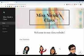 How To Use Google Sites To Make A Class Website 4 Unique Page Designs Bitmoji Virtual Room Class Website Project Based Learning Digital Escape Room