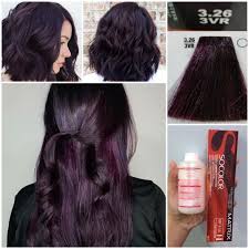 Hal ini berkaitan dengan tingkat melamin pada folikel rambut yang dapat berubah seiring berjalannya waktu. Matrix Socolor 3 26 3vr Violet Red Dark Brown Cat Rambut Coklat Ungu Tua Hitam Hair Dye So Color Shopee Indonesia