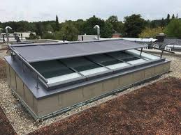 Dachverglasung A98 Als Lichtband Mit Beschattung Lichtband Dach Oberlicht