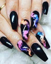 Acrylic coffin nails with flower design. 52 Pretty Acrylic Coffin Nails Designs Ideas For Summer Flippedcase