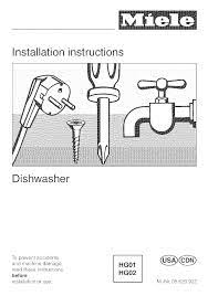 You can resolve many of these issues by yourself without the need for a technician. Miele Dishwasher Manual L0602253