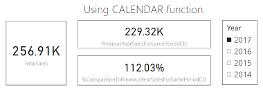 Using Calendar Vs Calendarauto To Generate Date Table For Year On Year Comparisons Endjin