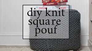 To order knit pouf kit which. Diy Knit Pouf Pattern Youtube