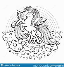 Vuoi stampare questo unicorno da colorare? Principe Unicorno Mondo Unicorno
