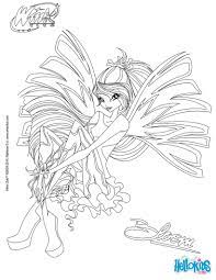 Bloom, transformation sirenix coloring pages - Hellokids.com